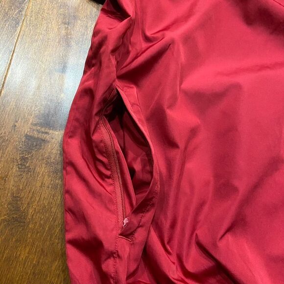 FootJoy V-Neck Red Black Golf Windbreaker Short Sleeve Men's Size Medium - Picture 5 of 10